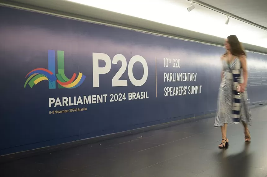 Encontro em Brasília vai reunir presidentes de parlamentos dos países com as maiores economias do mundo Saulo Cruz/Agência Senado Fonte: Agência Senado