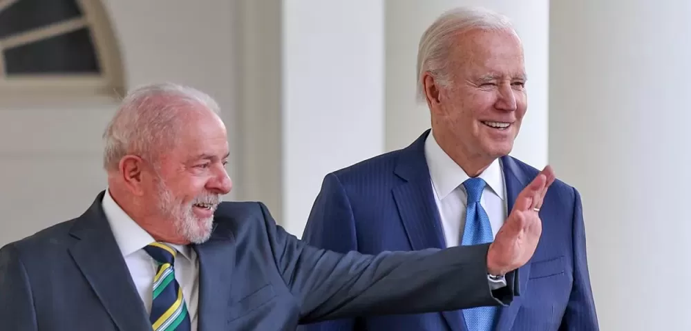 Lula e Joe Biden (Foto: Ricardo Stuckert/PR)