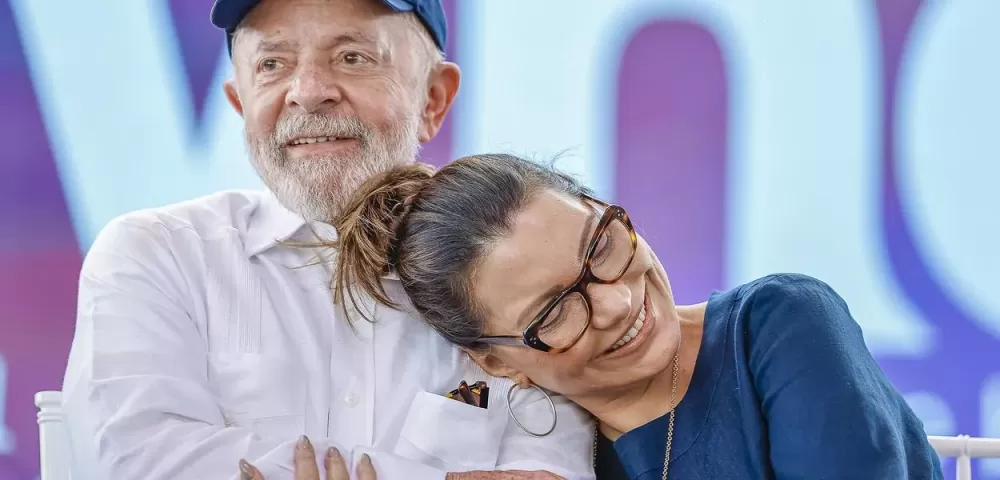 Lula e Janja em Belford Roxo (RJ), 12 de setembro de 2024 (Foto: RICARDO STUCKERT/PR)