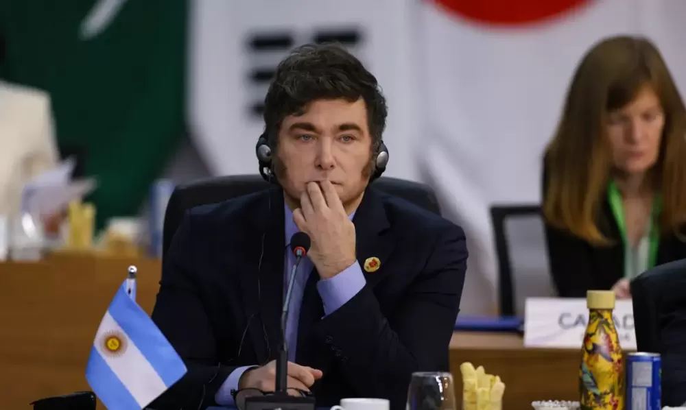 Javier Milei no G20, Rio de Janeiro-RJ, 18/11/2024 (Foto: Tomaz Silva/Agência Brasil)