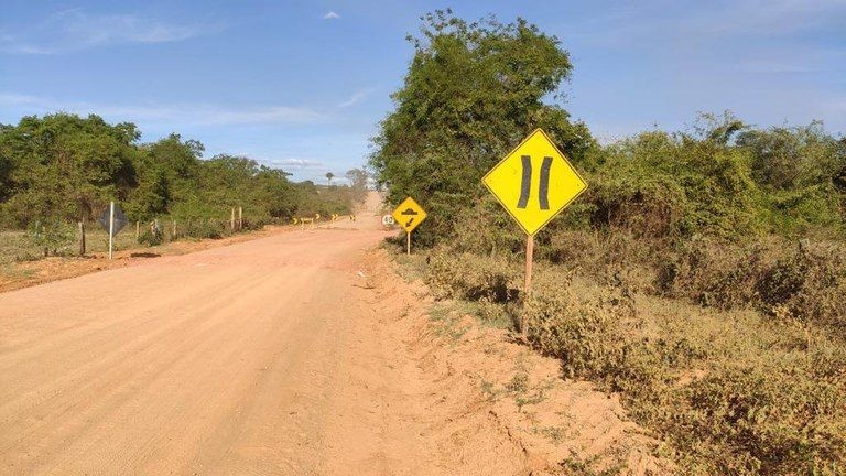 Trecho da rodovia BR-367, que aguarda ser asfaltado - (Foto: Divulgação/Dnit)