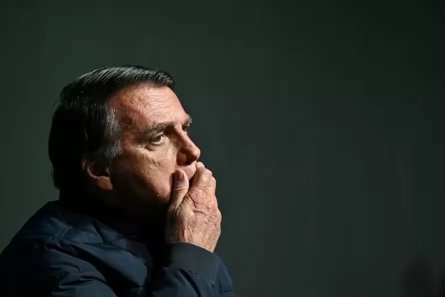 O ex-presidente Jair Bolsonaro, indiciado pela PF no caso das joias sauditas — Foto: Evaristo Sá/AFP