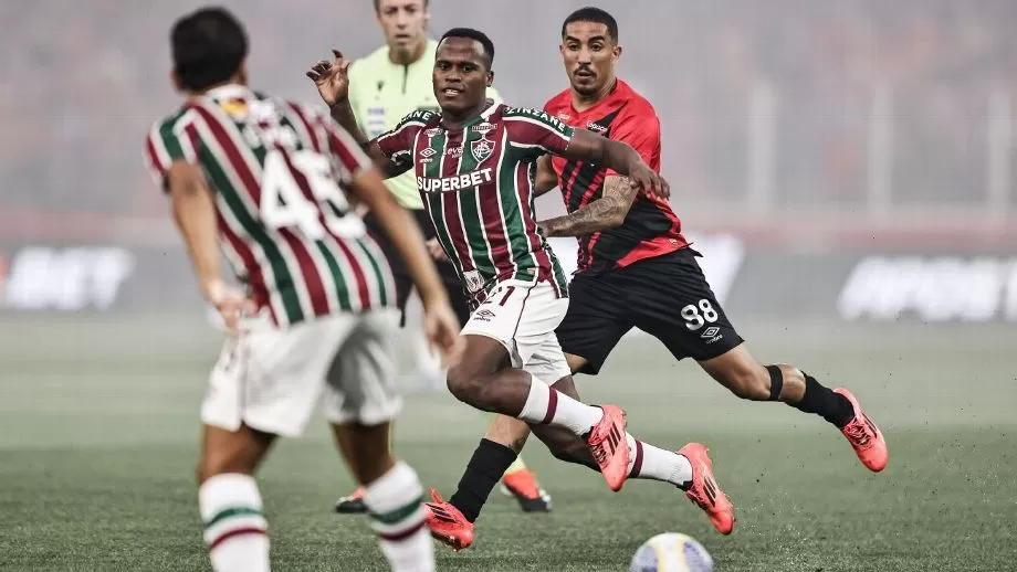 Jhon Arias marcou o gol do Fluminense contra o Athletico-PR Lucas Merçon/Fluminense FC