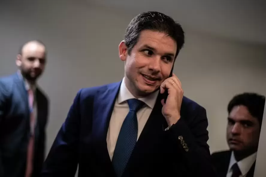 Hugo Motta na Câmara dos Deputados. — Foto: Brenno Carvalho / Agência O Globo