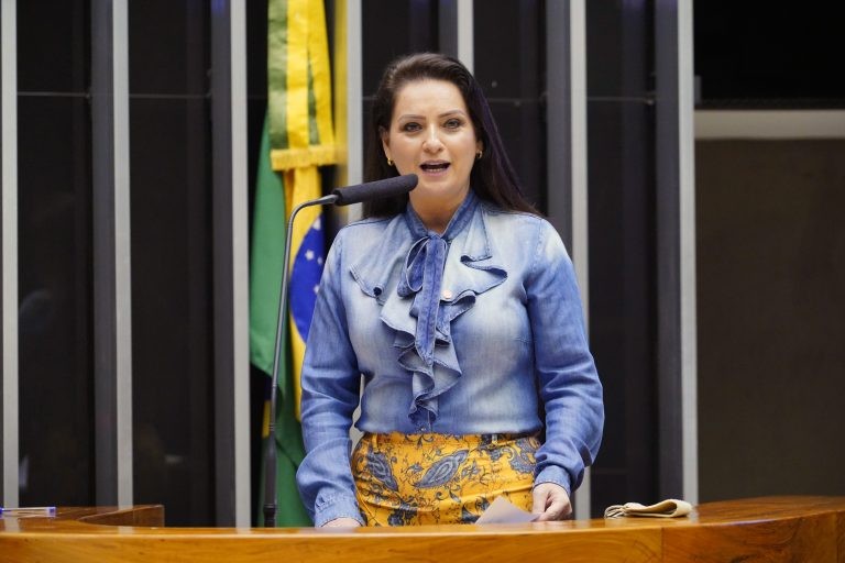 Deputada Lauriete, relatora do projeto de lei - (Foto: Pablo Valadares/Câmara dos Deputados)