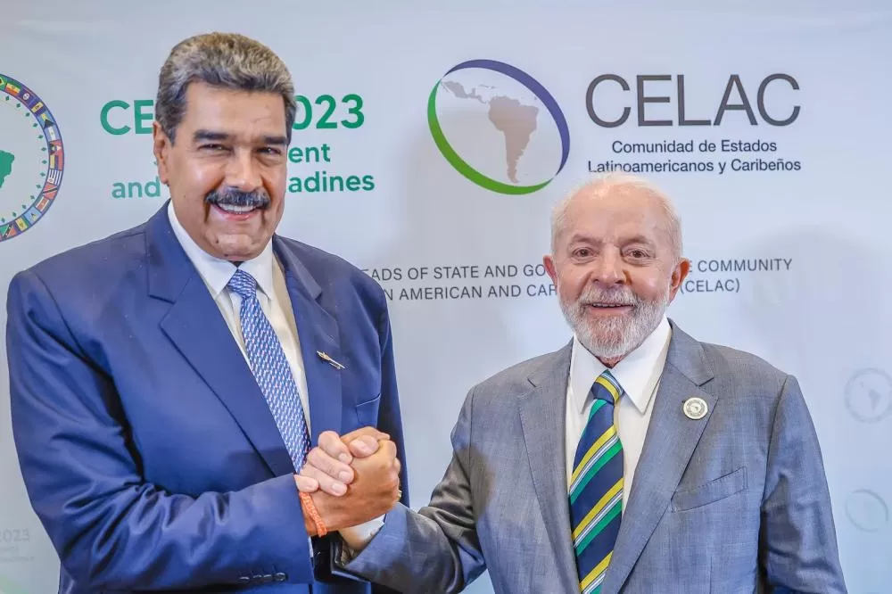 Maduro e Lula em seu último encontro, em março de 2024 Ricardo Stuckert/Presidência da República - 1º.mar.2024