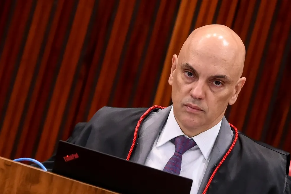 O ministro Alexandre de Moraes, do Supremo Tribunal Federal, em imagem de 2023 — Foto: Ton Molina/Fotoarena/Estadão Conteúdo