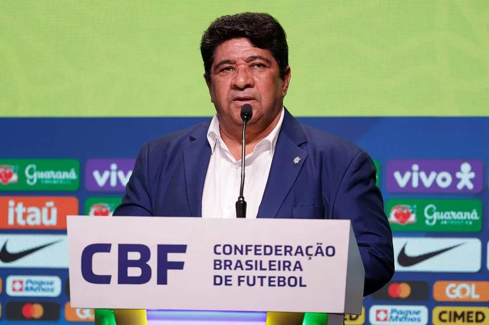 Ednaldo Rodrigues é o presidente da CBF - - Foto: Rafael Ribeiro / CBF