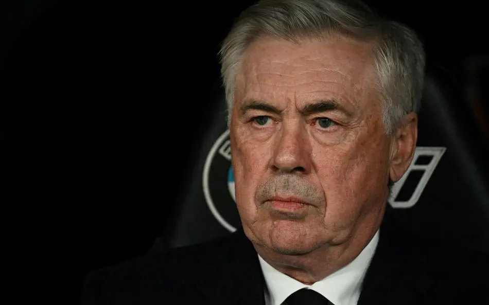 Carlo Ancelotti, comandante do Real Madrid (Foto: Javier Soriano/AFP