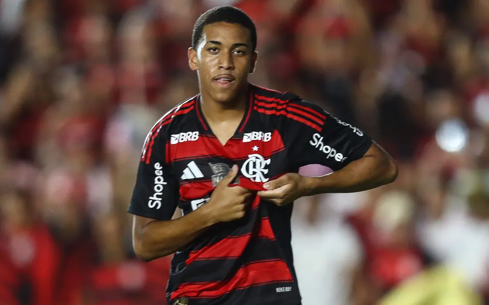 imagem cameraJoshua comemora gol pelo Flamengo (Foto: Gilvan de Souza/Flamengo)