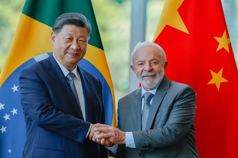 Lula recebeu presidente chinês em Brasília (Imagem: Ricardo Stuckert/Presidência da República – 20.11.2024)