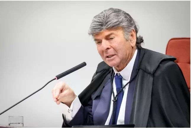 Ministro Luiz Fux, do STF, profere seu voto no julgamento da trama golpista, nesta quarta-feira (10) — Foto: Gustavo Moreno/STF Este trecho é parte de conteúdo que pode ser compartilhado utilizando o link https://valor.globo.com/politica/noticia/2025/09/