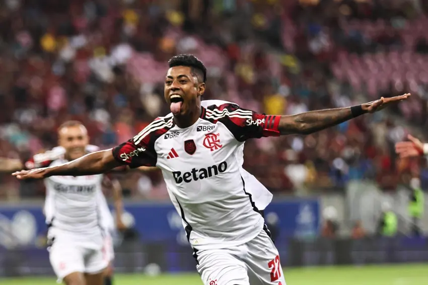 Bruno Henrique marcou um dos gols do Flamengo na goelada contra o Sport (Foto: Milena Ferreira/MyPhoto Press/Gazeta Press)