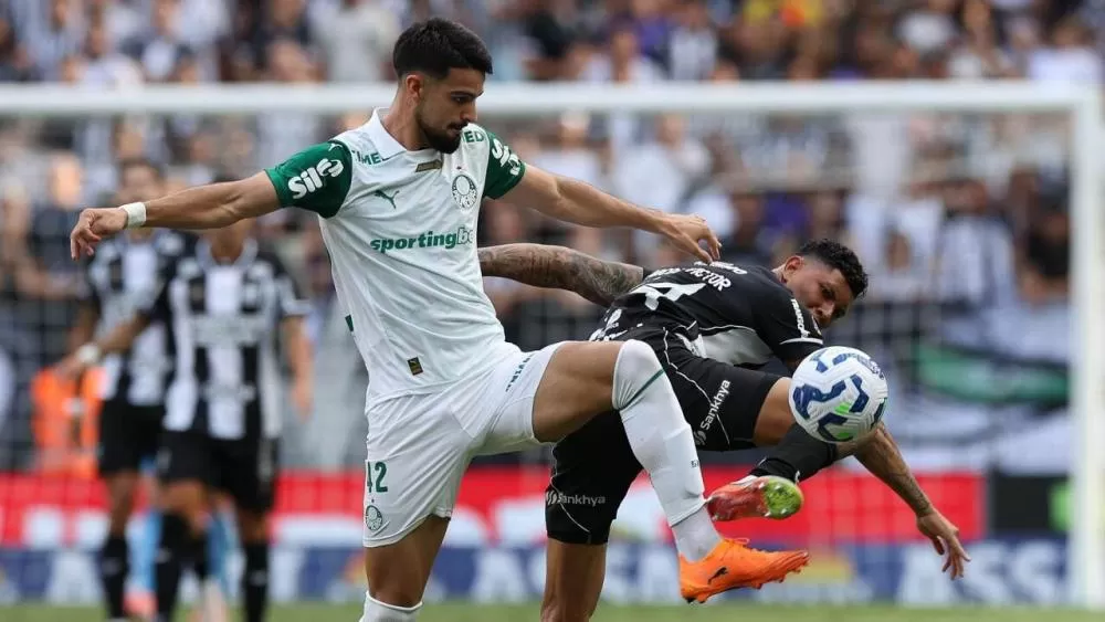 Flaco López marcou o terceiro gol do Palmeiras na virada diante do Ceará - Foto: Cesar Greco / Palmeiras