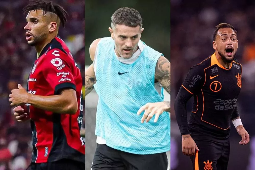 Mercado da bola segue com muitas negociações nesta quinta-feira (8/1) - Fotos: Reprodução / Instagram, Matheus Lima / Vasco e Rodrigo Coca / Ag. Corinthians