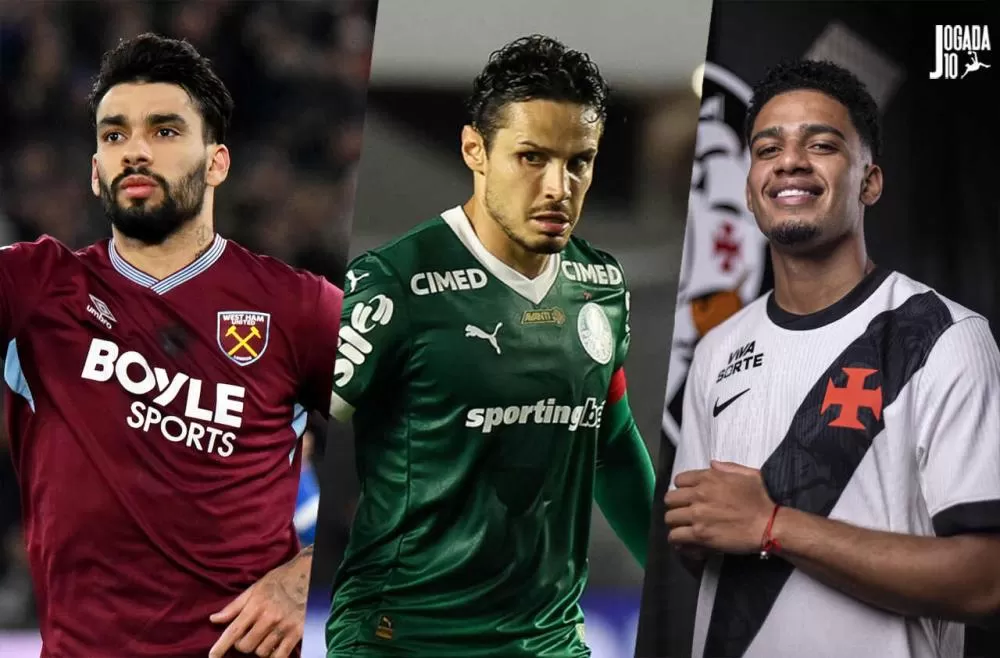 Veja as negociações do mercado da bola desta quarta-feira (28/1) - Fotos: Mike Hewitt/Getty Images; Cesar Greco/Palmeiras; Dikran Sahagian/Vasco