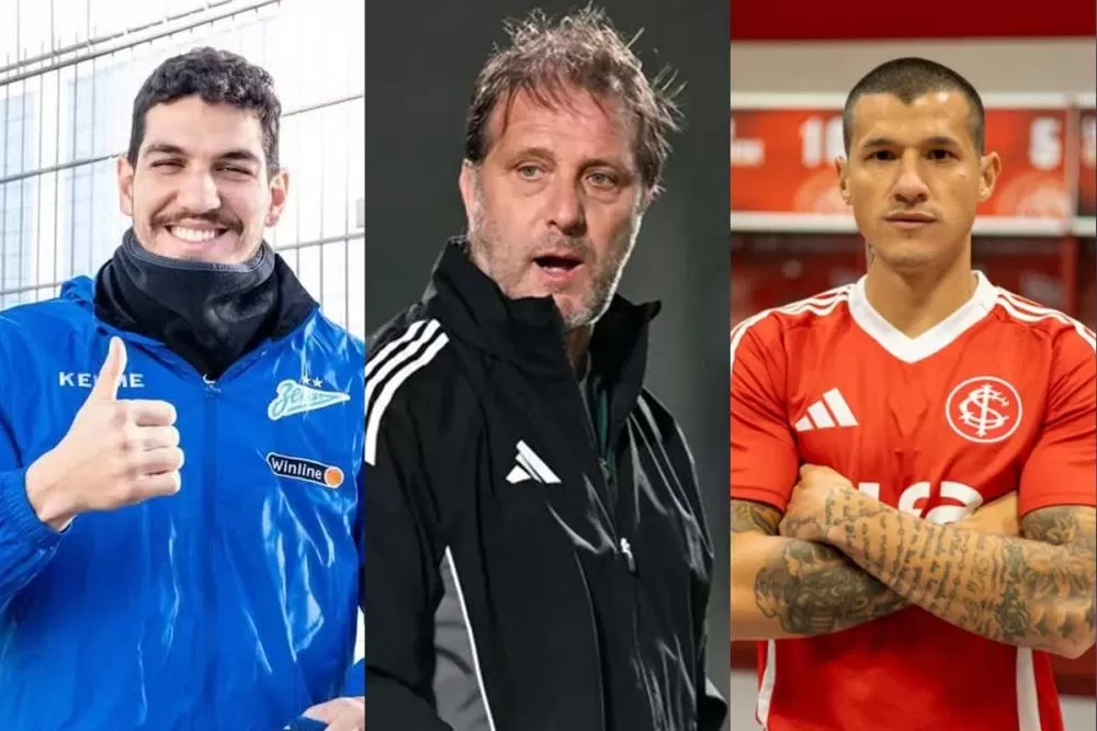 Veja as negociações da terça-feira (17/2) no mercado da bola - Fotos: Divulgação / Zenit, Divulgação / Al Gharafa e Ricardo Duarte / Internacional