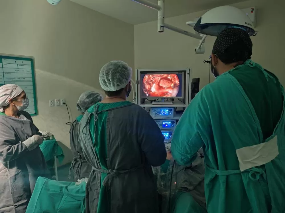 Cirurgia foi realizada em Patos pela primeira vez nesta terça-feira (3)