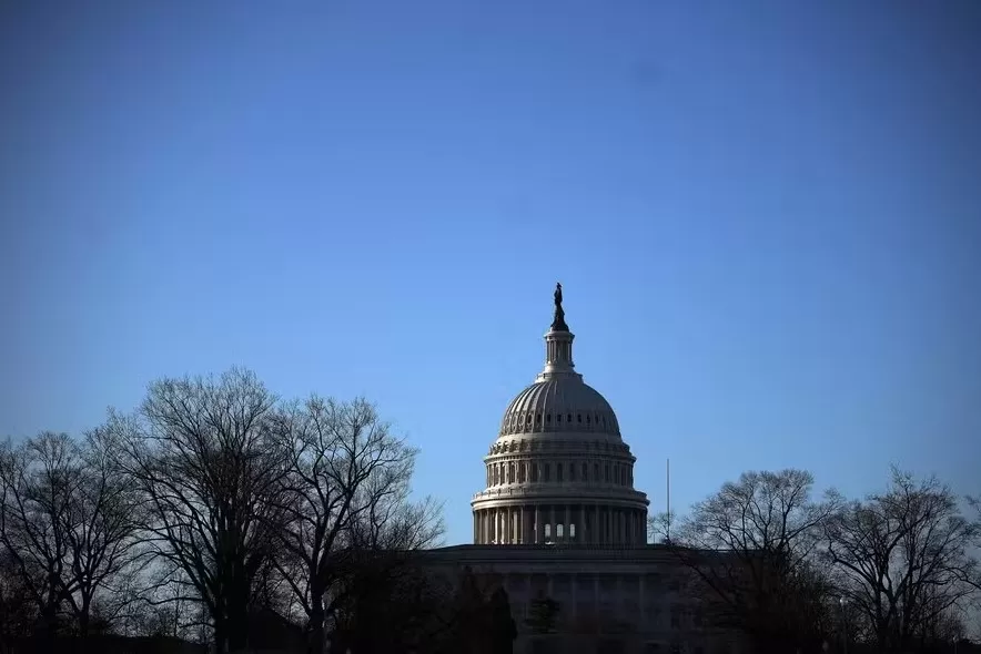 Congresso dos EUA, em Washington — Foto: Kevin Dietsch/Getty Images/AFP
