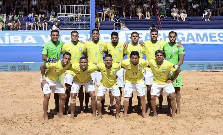 Paraíba World Beach Games: Brasil conquista título da Copa das Nações de Beach Soccer