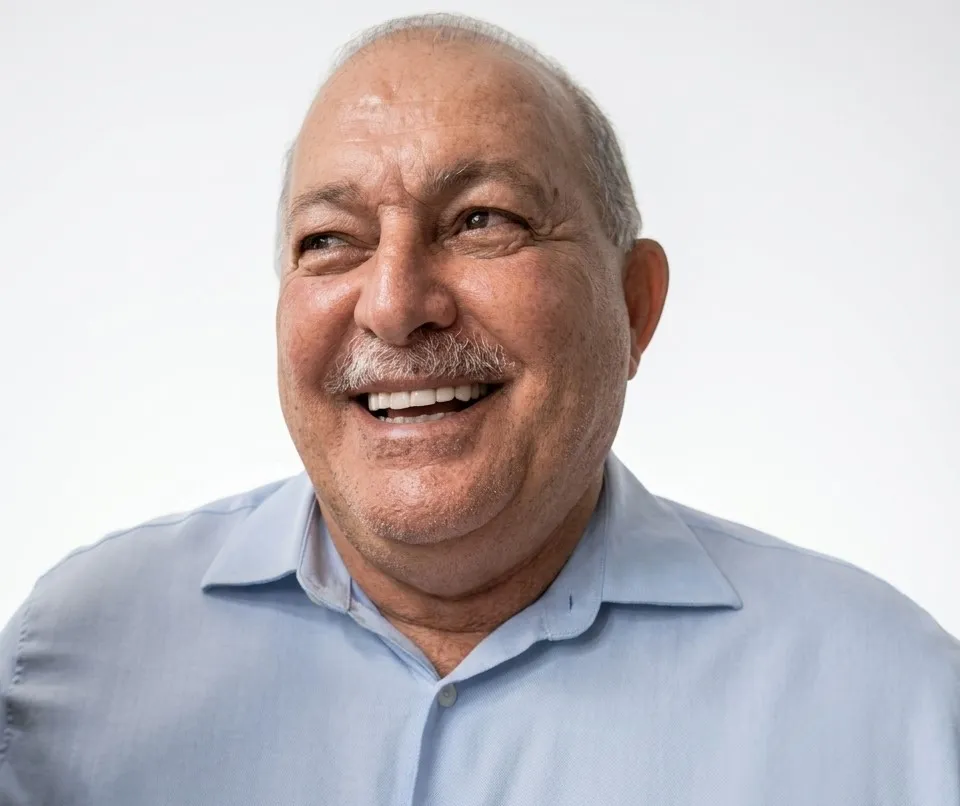 O vice-prefeito e professor Jacob Souto durante entrevista sobre a transição de governo em Patos.