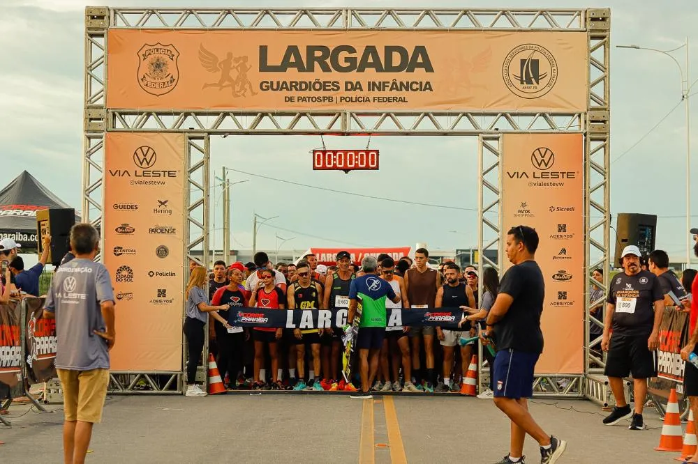 Guardiões da Infância: Polícia Federal reúne centenas em corrida solidária no Sertão da Paraíba