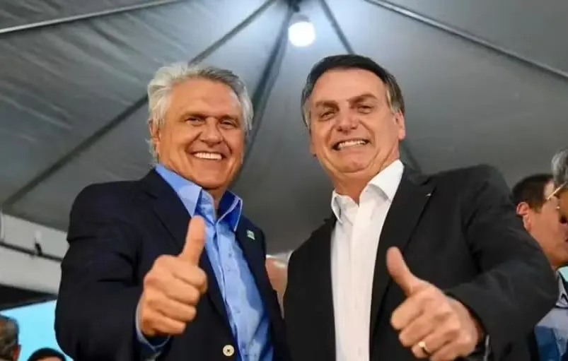 Ronaldo Caiado, ex-governador de Goiás, eo ex-presidente Jair Bolsonaro - Foto: Reprodução/Instagram