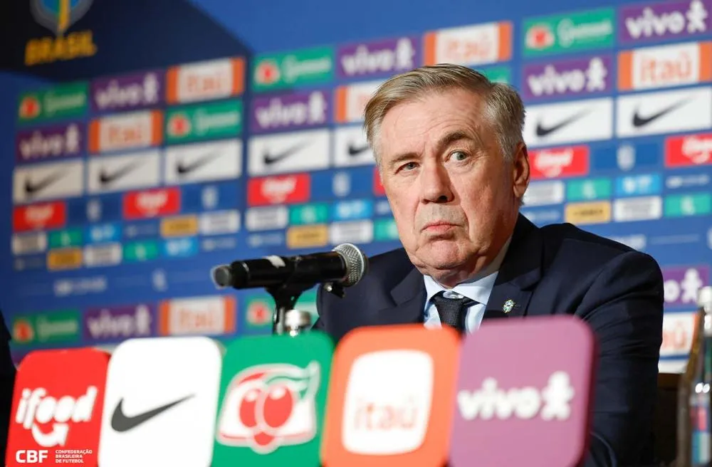 Ancelotti já tem o grupo que vai buscar o hexa - Foto: Rafael Ribeiro/CBF