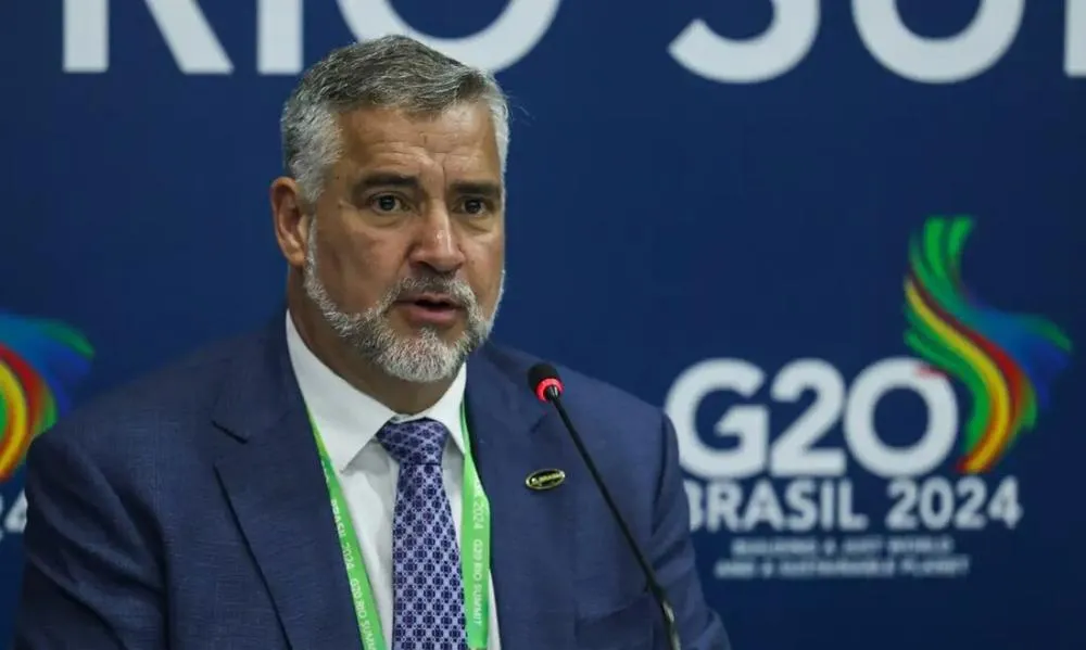 O ministro da Secretaria de Comunicação Social, Paulo Pimenta G20 - Foto: Tomaz Silva/Agência Brasil