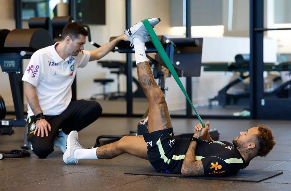 Neymar avança em recuperação de lesão na Seleção Brasileira - Foto: Rafael Ribeiro/CBF