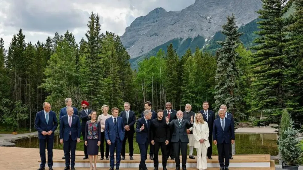 G7 ocorre de 15 a 17 de junho. Além do Brasil, a cúpula do G7 convidou líderes de outros países importantes, como Índia, Quênia, Coreia do Sul e Egito. - Foto: Ricardo Stuckert/PR