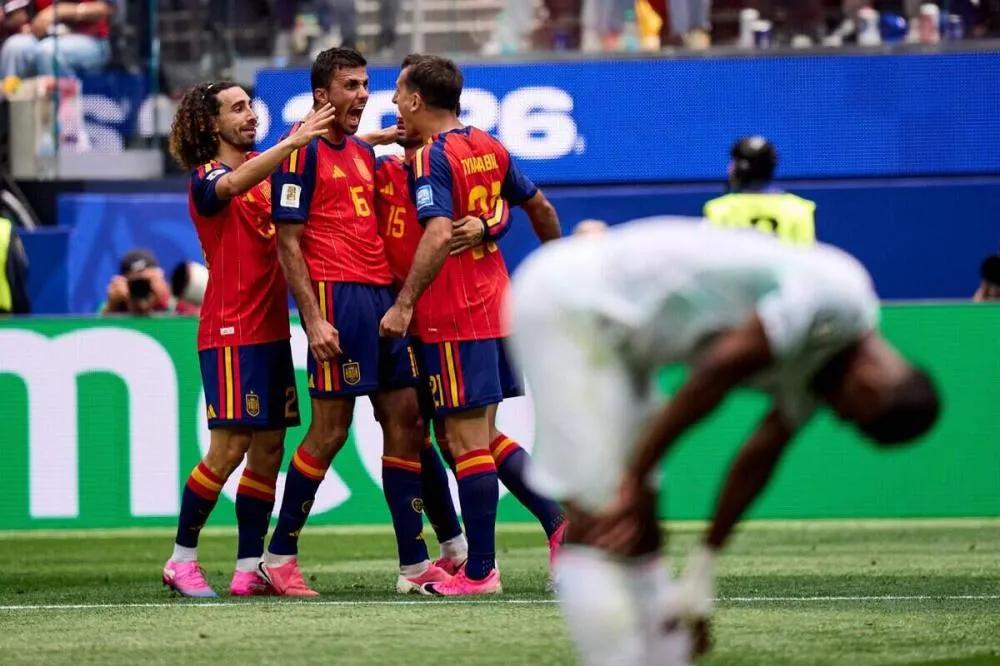 Espanha venceu a Áustria e se classificou para as oitavas da Copa do Mundo - Foto: Divulgação/SeFutbol