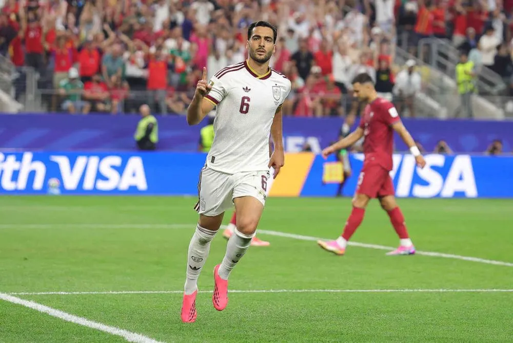 Merino marcou o gol da vitória da Espanha sobre Portugal - Alex Slitz/Getty Images