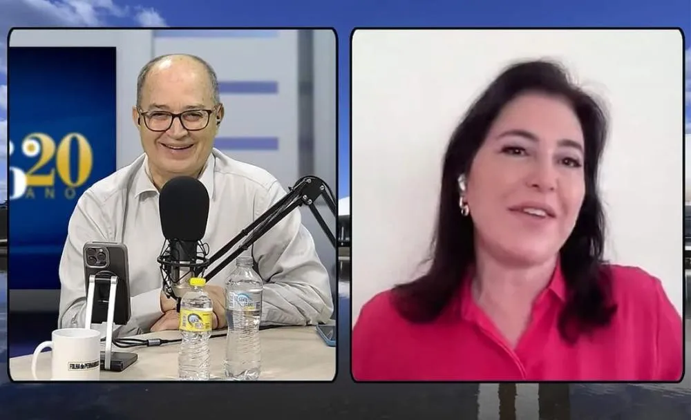 Simone Tebet avalia que a eleição de São Paulo, “mais do que nunca”, decidirá a disputa presidencial - Foto: Reprodução/Youtube Folha de Pernambuco
