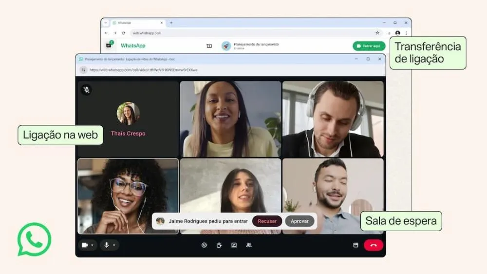 WhatsApp ganha chamadas de vídeo e áudio na versão web; veja como utilizar