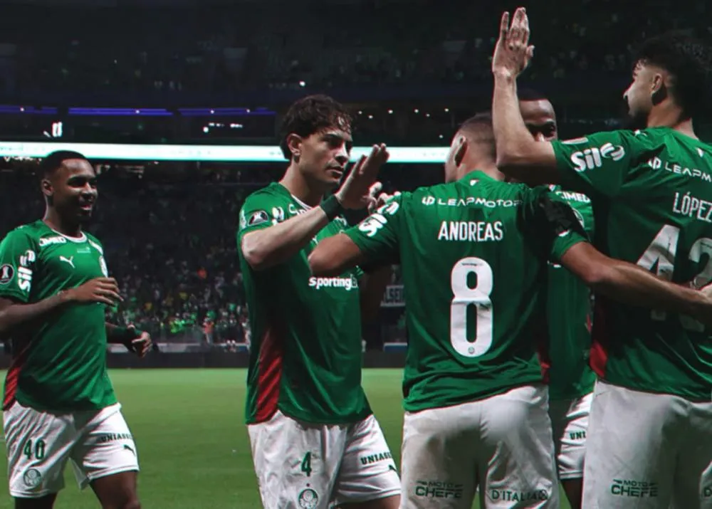 Palmeirenses celebram vitória sobre o Fortaleza por 3 a 0 e quase garantia de avanço de fase na Copa do Brasil - Foto: Reprodução Instagram Palmeiras