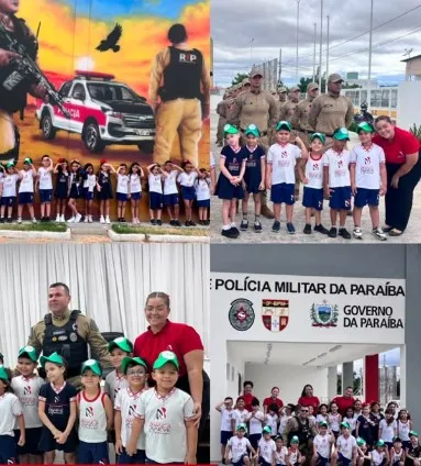 3º BPM recebe crianças do Instituto Branca de Neve em alusão ao Dia do Soldado