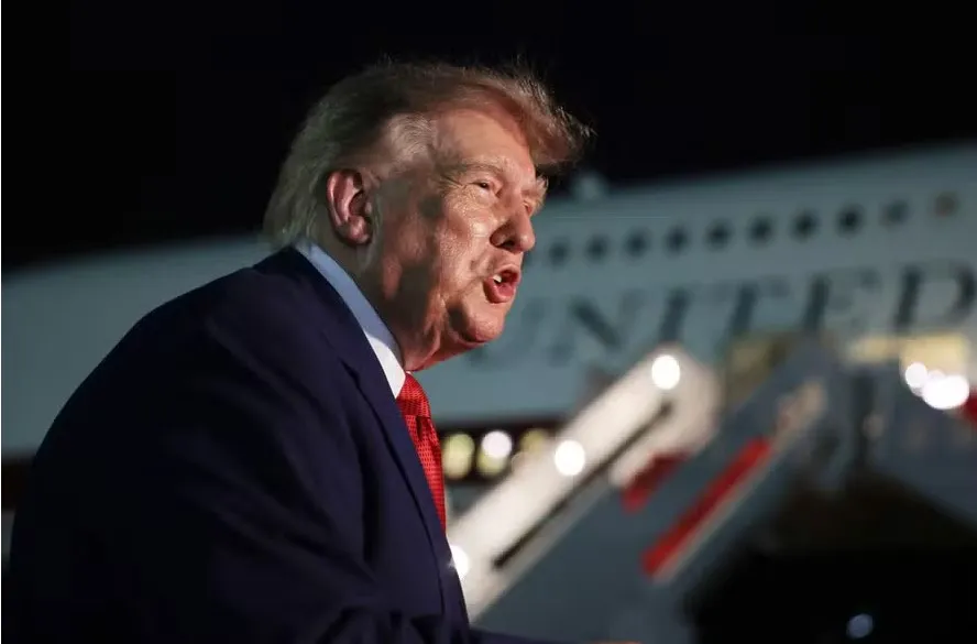 Presidente dos EUA, Donald Trump: dívida pública aumentou significativamente no seu governo — Foto: Anna Moneymaker/Getty Images/AFP