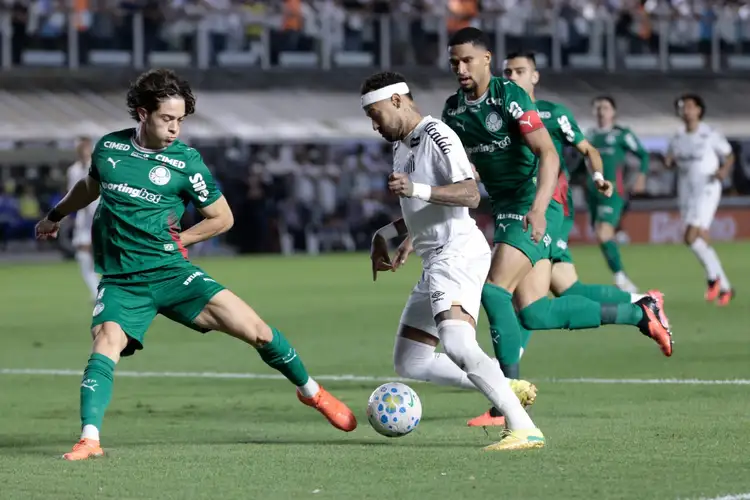 Palmeiras empata com o Santos e se classifica para a semifinal da Copa do Brasil