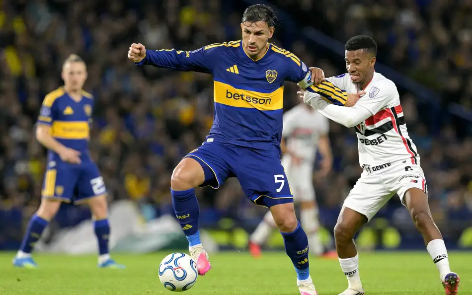 Boca e São Paulo na Bombonera (Foto: Juan Mabromata / AFP) Em um jogo quente e disputado, o São 