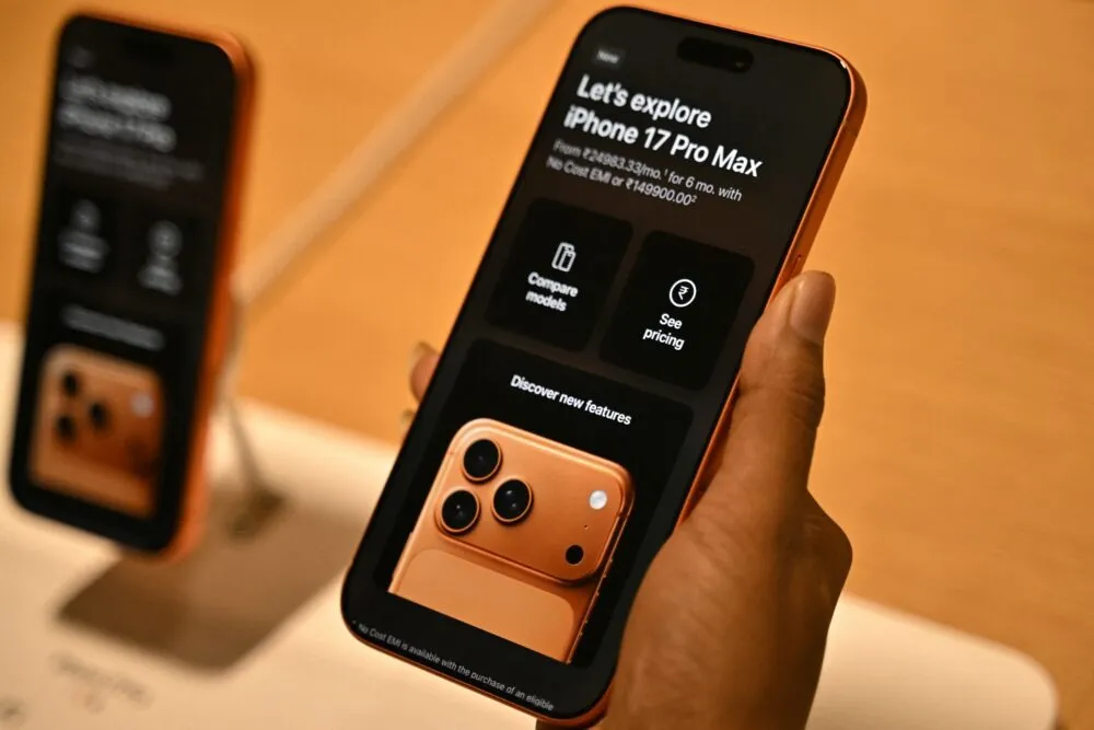 iPhone 17 Pro Max - Foto: IDREES MOHAMMED / AFP