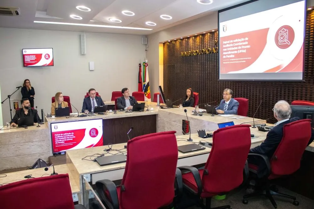 Painel de Validação do TCE-PB apresenta diagnóstico das UPAs e abre diálogo para construção de soluções
