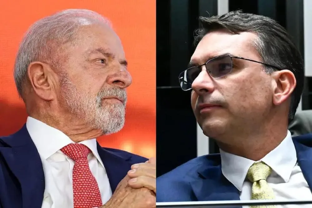 Lula oscila de 37% a 39% no 1º turno, aponta Quaest; Flávio vai de 33% a 34% - Foto: Marcelo Camargo/Agência Brasil e Waldemir Barreto/Agência Senado/Divulgação