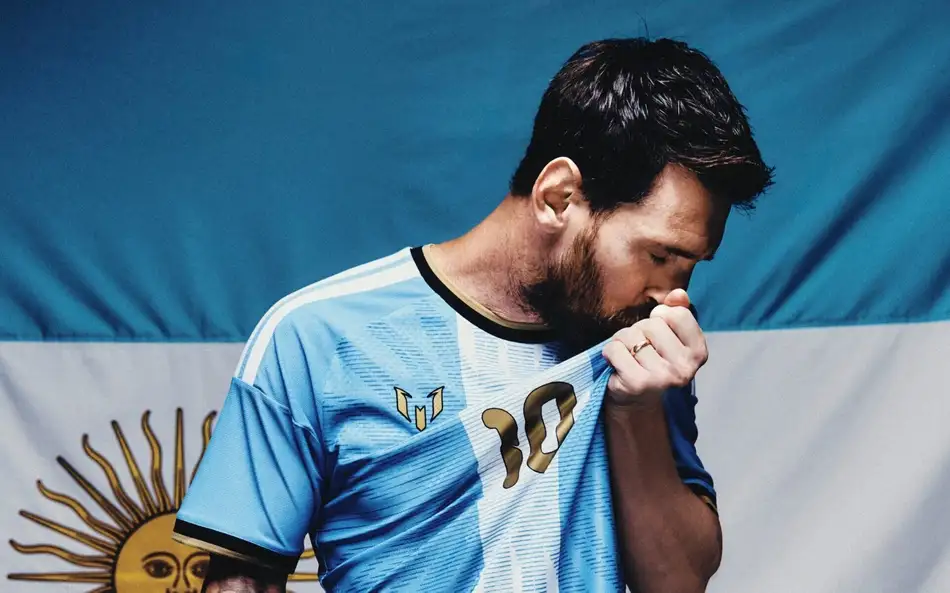 Messi ganha camisa especial para último jogo pela Argentina (Foto: Divulgação)