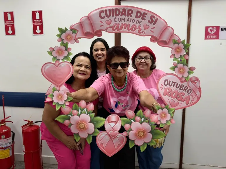 Hospital do Bem abre Outubro Rosa com foco na prevenção e no diagnóstico precoce do câncer