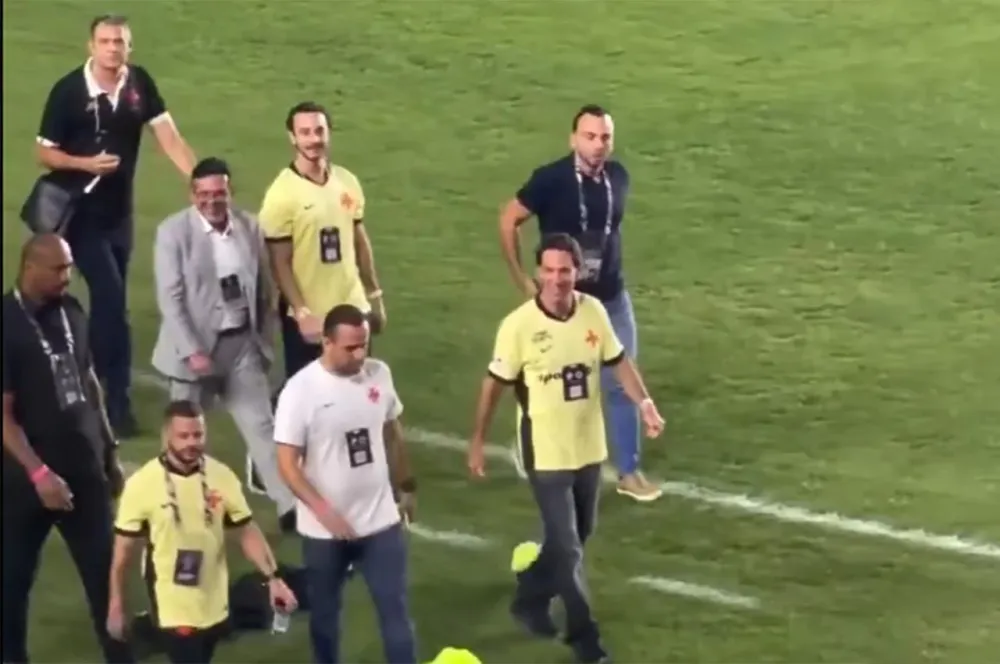 Marcos Lamacchia presente em São Januário - Foto: Reprodução de vídeo X/Arena Cruzmaltina