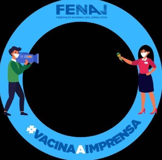Campanha da Fenaj por vacinação da imprensa - (Foto: Reprodução / Instagram)
