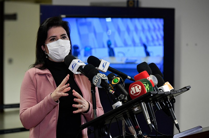 Depoimentos desta quarta e quinta-feiras à CPI podem apontar novos rumos nas investigações, segundo a senadora Simone Tebet - Leopoldo Silva/Agência Senado