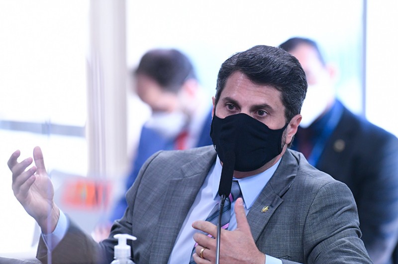 A retirada de pauta foi pedida pelo relator, senador Marcos do Val, que está se recuperando da covid-19 - Edilson Rodrigues/Agência Senado