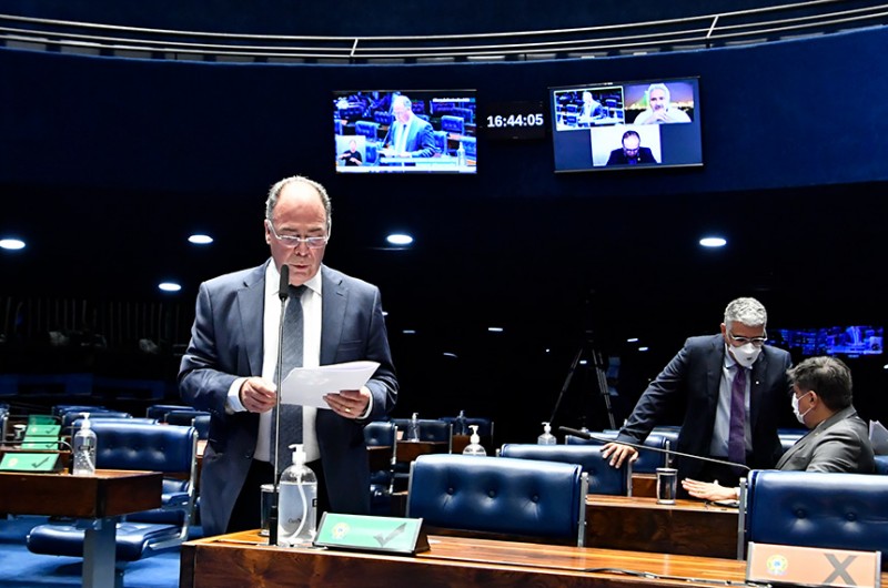Líder do governo, senador Fernando Bezerra (MDB-PE), comemorou avanços na política habitacional do governo federal - Waldemir Barreto/Agência Senado